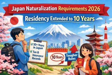 Japan Naturalization Requirements 2026: Residency Extended to 10 Years